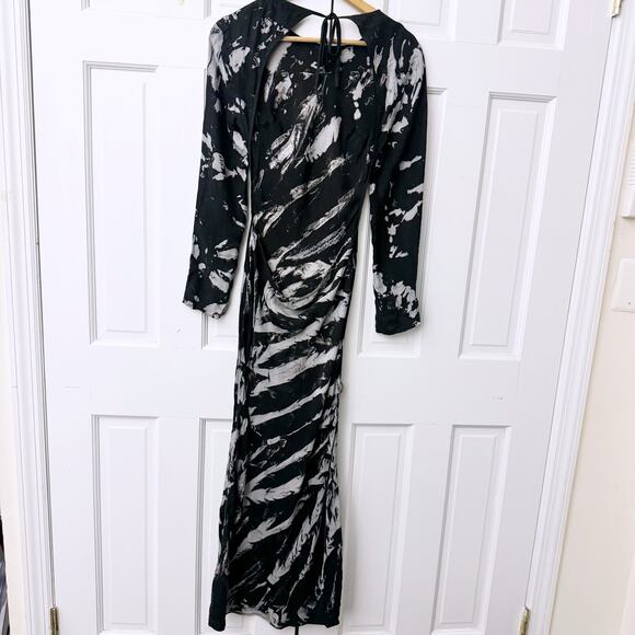 Third Form Twist Through Bias Tie Back Midi Dress - Picture 10 of 13